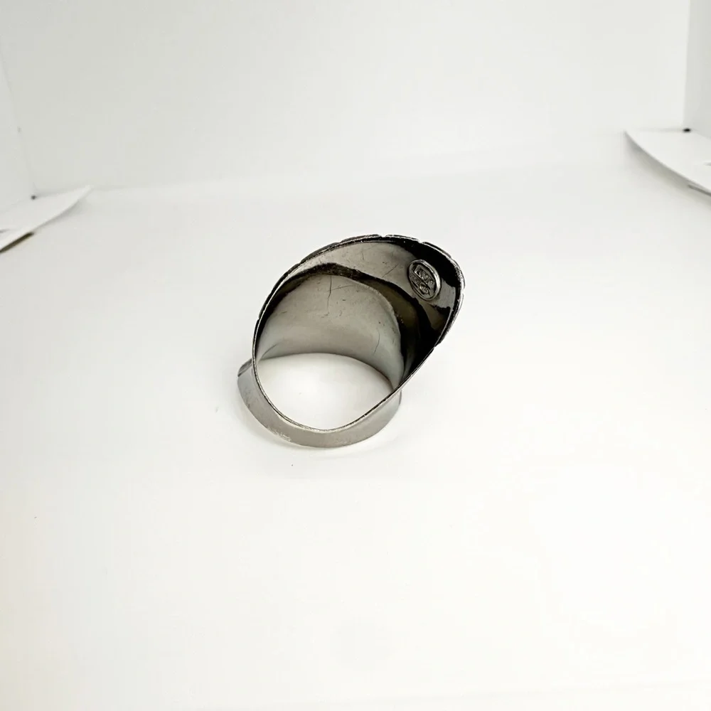 Italian Silver Statement Ring